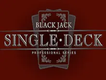 Игра Single Deck Blackjack Professional Series